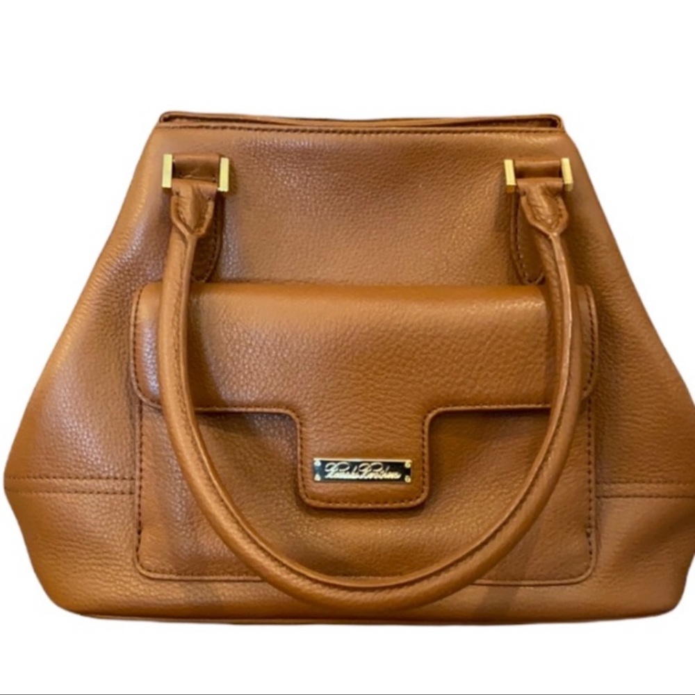 BROOKS BROTHERS Tan Genuine Leather Bag, Like New